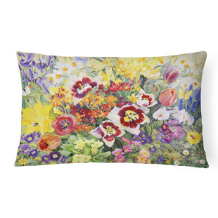  Coussin décoratif intérieur / extérieur Spring Floral par Anne Searle