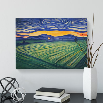 Country Meadow - Wrapped Canvas