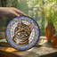 Panneau de vitrail Tabby Cat-703759617