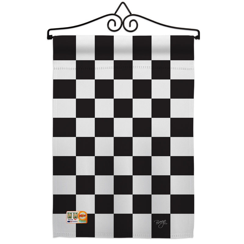 Double Sided 18.5'' H x 13'' W Polyester Flag Set
