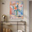 "Cali Flowers", art mural boho pêche par Art Remedy-104325397-111701956