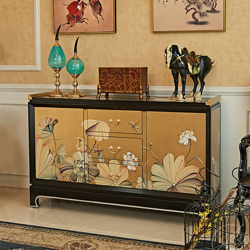 Creative Hand-painted Art Sideboard