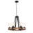 Royst 6 - Light Dimmable Wagon Wheel Chandelier-1586074443