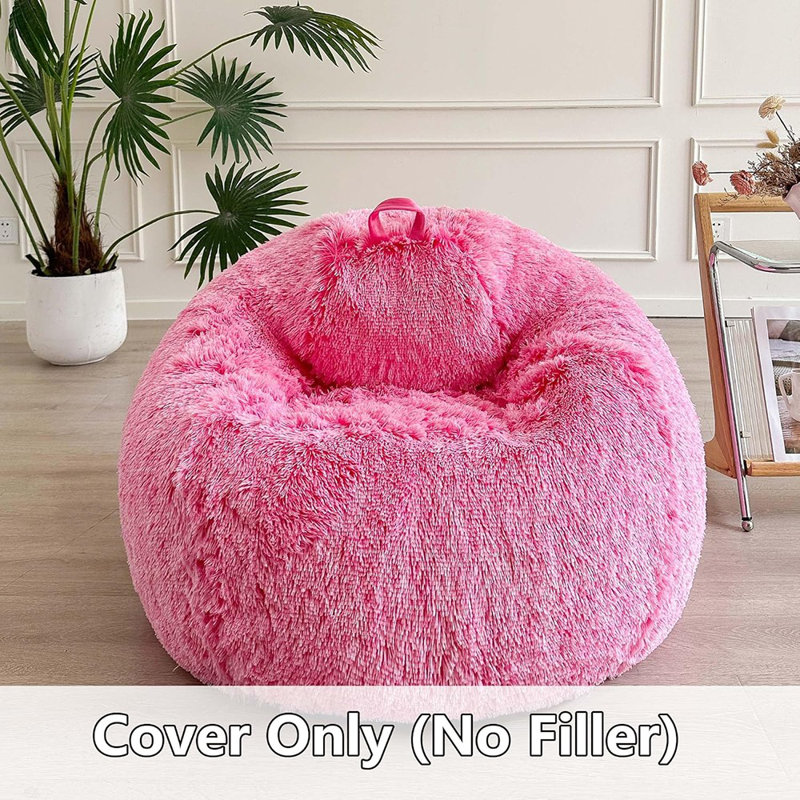 Housse pour fauteuil à billes en fausse fourrure Fluffy