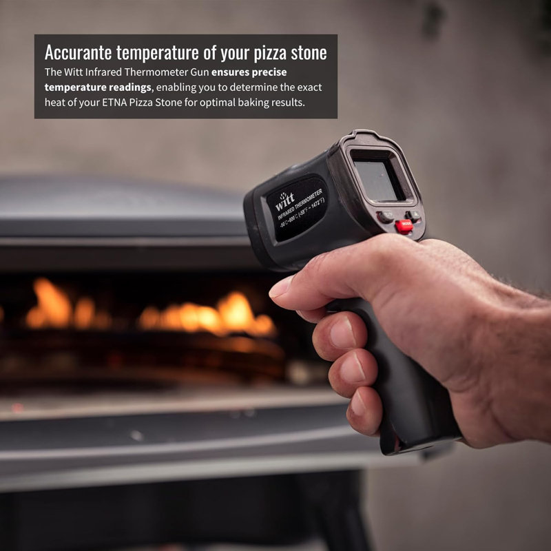 Witt Infrared Thermometer Gun with Laser Pointer - Precise Temperature Measurement for ETNA Ovens