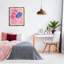 Bye tenant un passeport de voyage par Daphne Polselli - impression sur toile-389614712-389614715