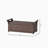 Auline Iron Storage Bench