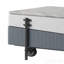 Table basse grise et blanche avec plateau relevable