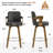 26" Upholstered Swivel Counter & Bar Stool with Armrest-302295353-332863166