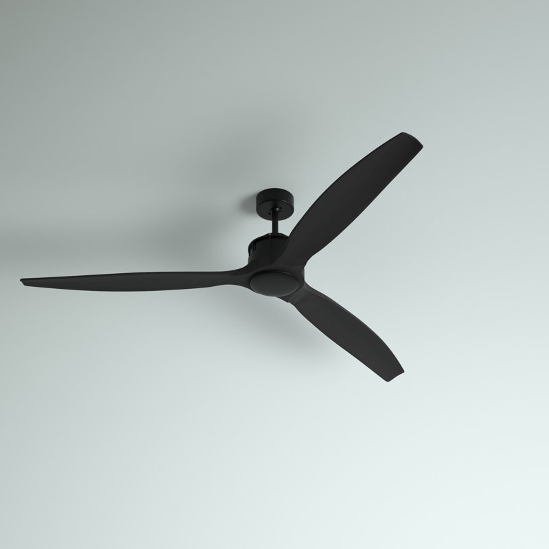 Ventilateur de plafond noir Akmani, Noir