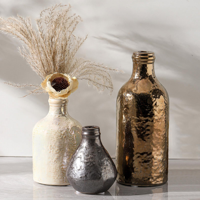 Ceramic vase set of 3