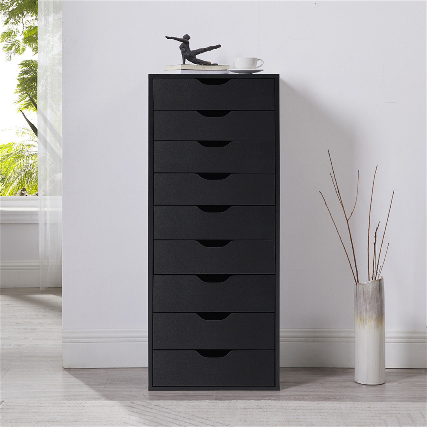Latitude Run?? Garysburg 9 Drawer Chest, Wood Storage Dresser Cabinet, Large Craft Storage ...