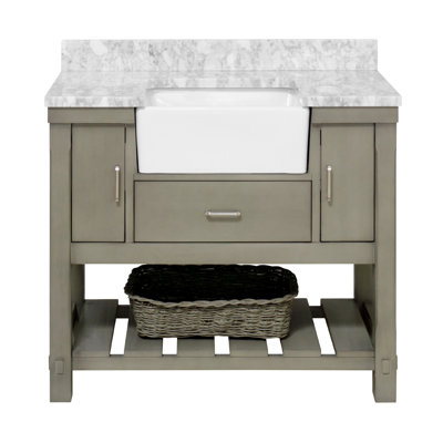 Hitton 42'' Single Bathroom Vanity with Top