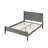 Aalycia Solid Wood Panel Bed-1371152895