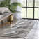Clomer Abstract Grey Area Rug