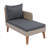 3 Piece Outdoor Sectional Sofa Set