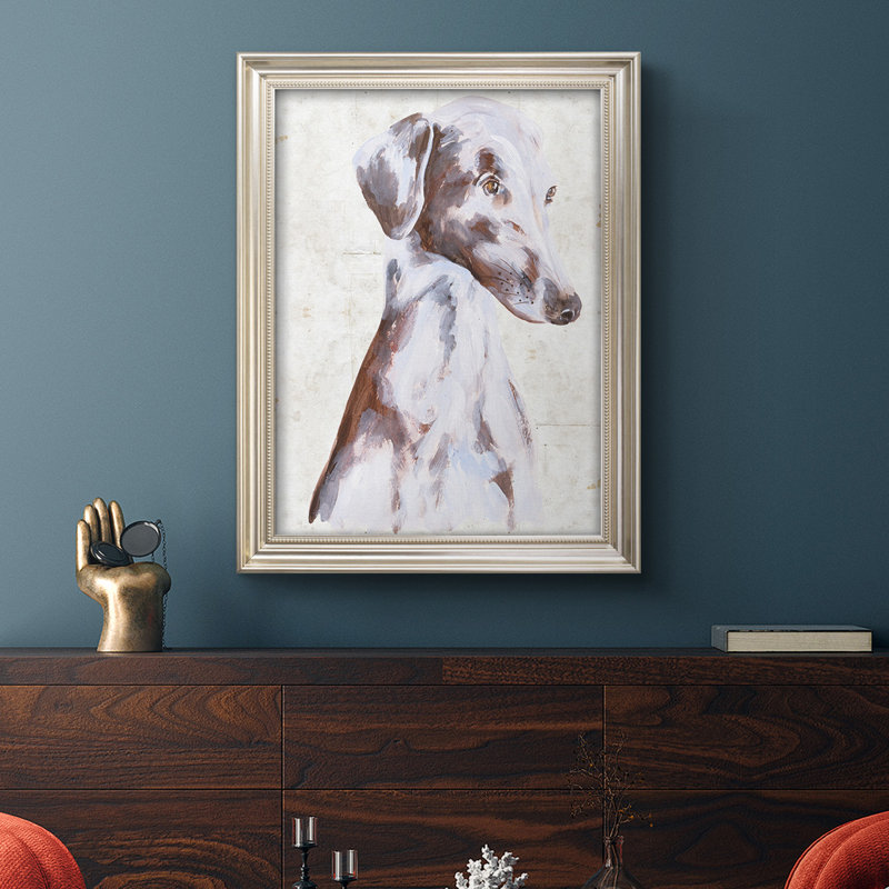 «Sitting Dog II», reproduction d'art sur toile, L 21 po x H 25 po