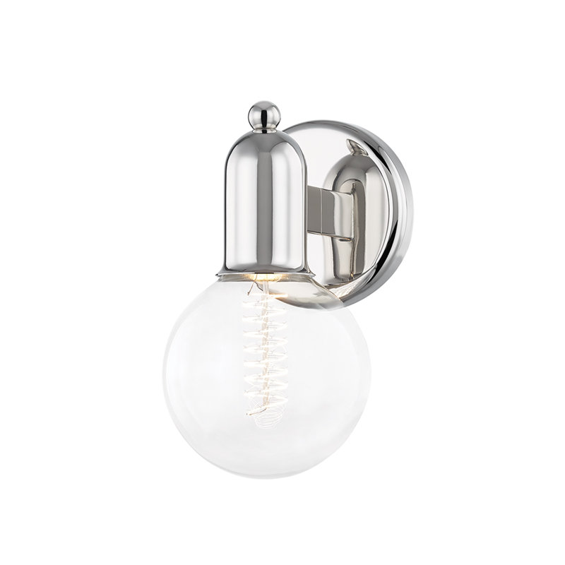 Saimi Dimmable Bath Sconce, Polished Nickel