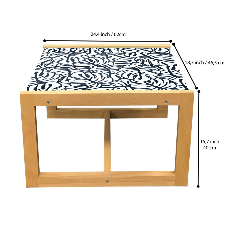 Hidajet Sled Coffee Table, 40cm H x 46.5cm W x 62cm D