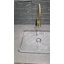 Lavabo de salle de bain vasque rectangulaire en verre 13 "Fanwin Star