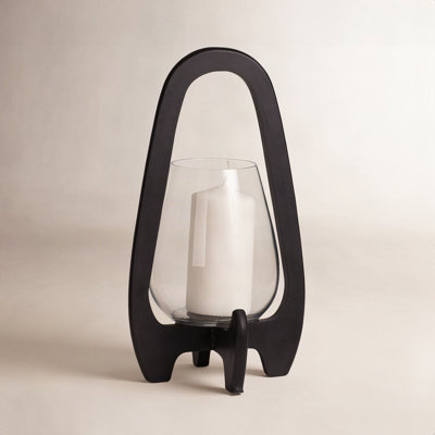 Mango Wood Lantern Candle Holder