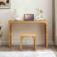 Ensemble de table et banc de salle à manger en pin, table de salle à manger en bois pour entrée, salon, cuisine et chambre à coucher en pin
