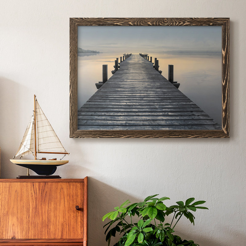 Sun Down, reproduction sur toile encadrée, Noyer, H 22 po x l 32 po x P 1,5 po