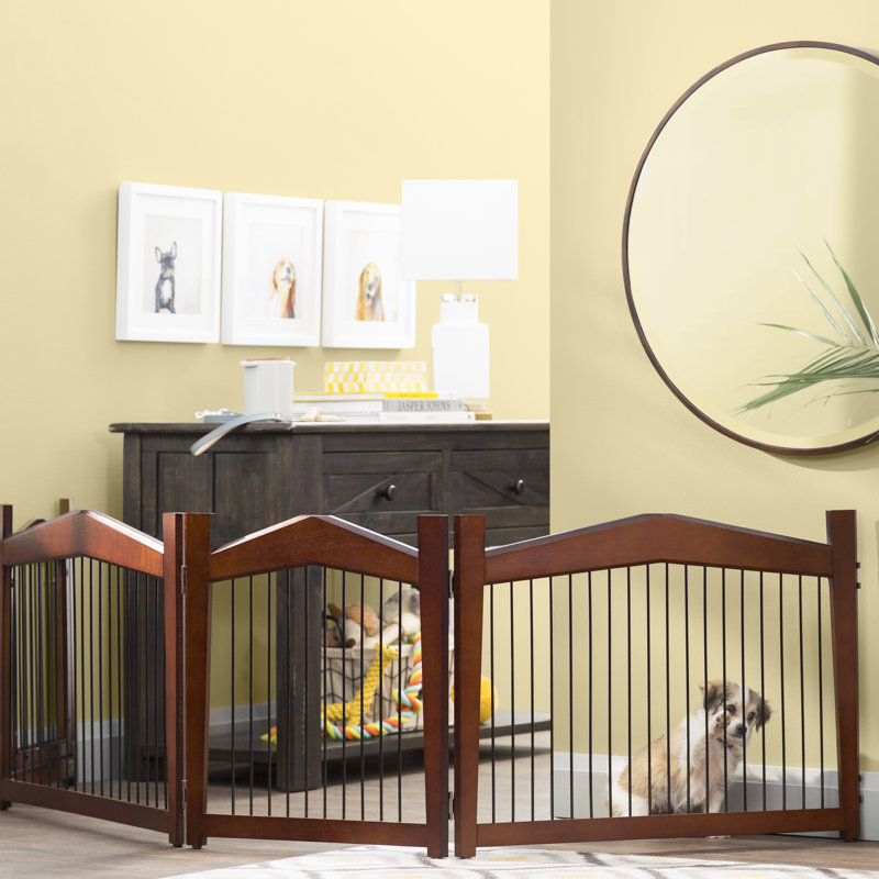 Navarra Multifunctional Pet & Crate, Medium (22.83" H x 99.61" W x 0.79" D) 