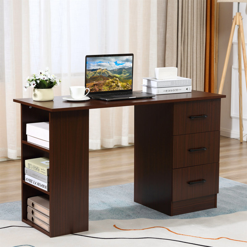 Adrianne Computer Desk, Brown