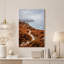 " Winding Coastal Path Through Rust Autumn Ferns "-723485748