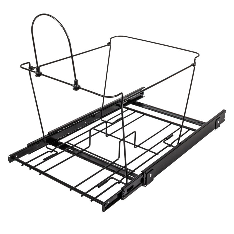 Steel Pull Out Drawer, Black