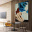 Sur les rochers sur toile-92588281
