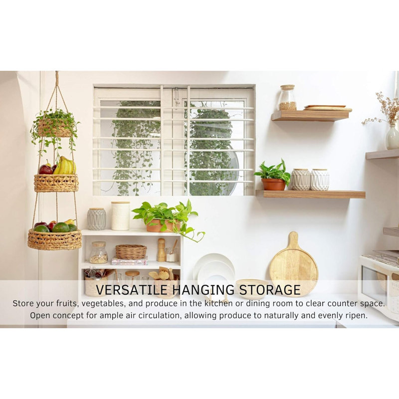 Rebrilliant Rattan Decorative Basket