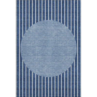 Premium Machine Washable Naglee AMF994 Stripes Rug