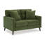Causeuse Bixy, accoudoirs sur rail 57 po, 2 coussins décoratifs-111450673