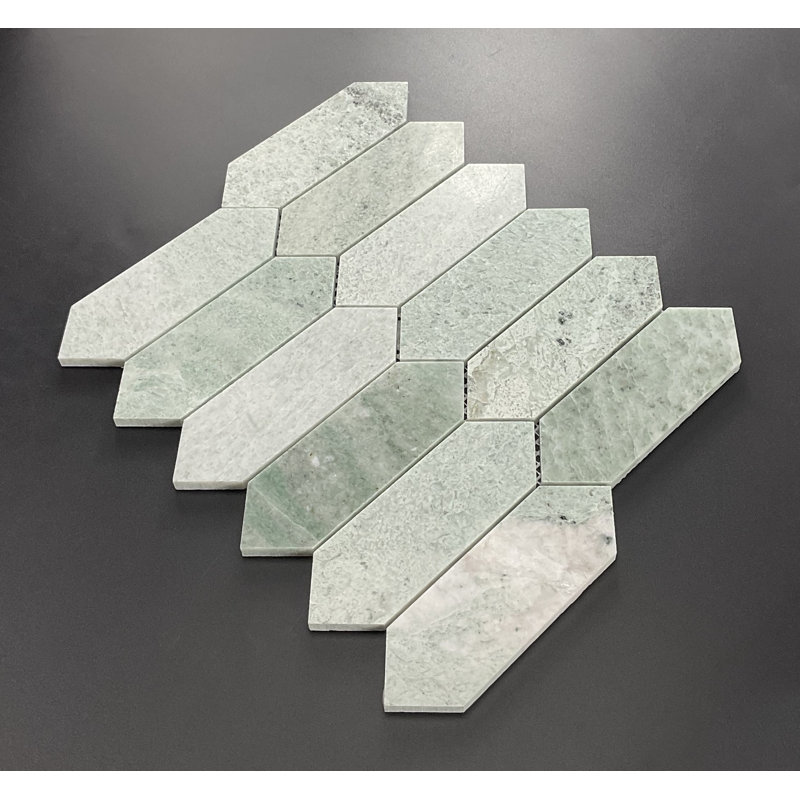 Carrelage mosaïque vert Ming