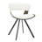 Hozaifa Upholstered Dining Chair With Curved Open-Back Design And Powder-Coated Iron Legs Twedt Collection-1117490830-1130399066
