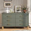 Commode double 6 tiroirs pour chambre à coucher-2073443040
