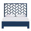Silas King Platform Bed, Light Blue-454911016-454911019