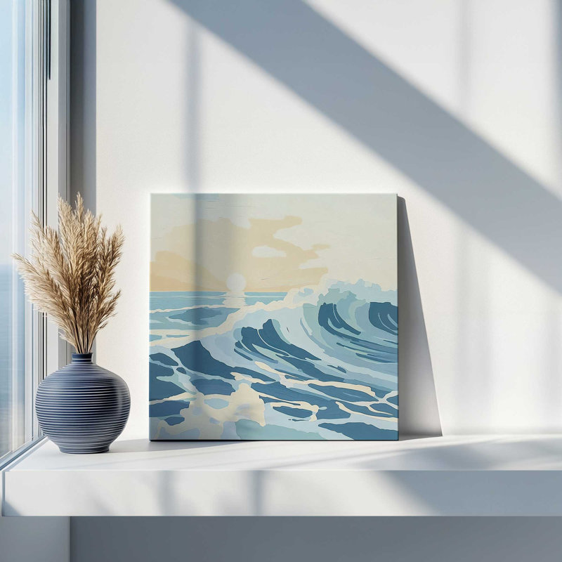 «Ocean Refrain at Dusk I Print», H 12 po x l 12 po