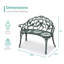 Cast Aluminium Garden Bench-741233703