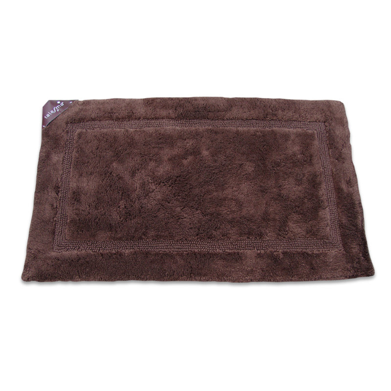 Tapis pour salle de bain Turkish, L 24 po x L 40 po, Brun