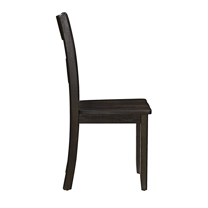 Ensemble de 2 chaises d'appoint en bois