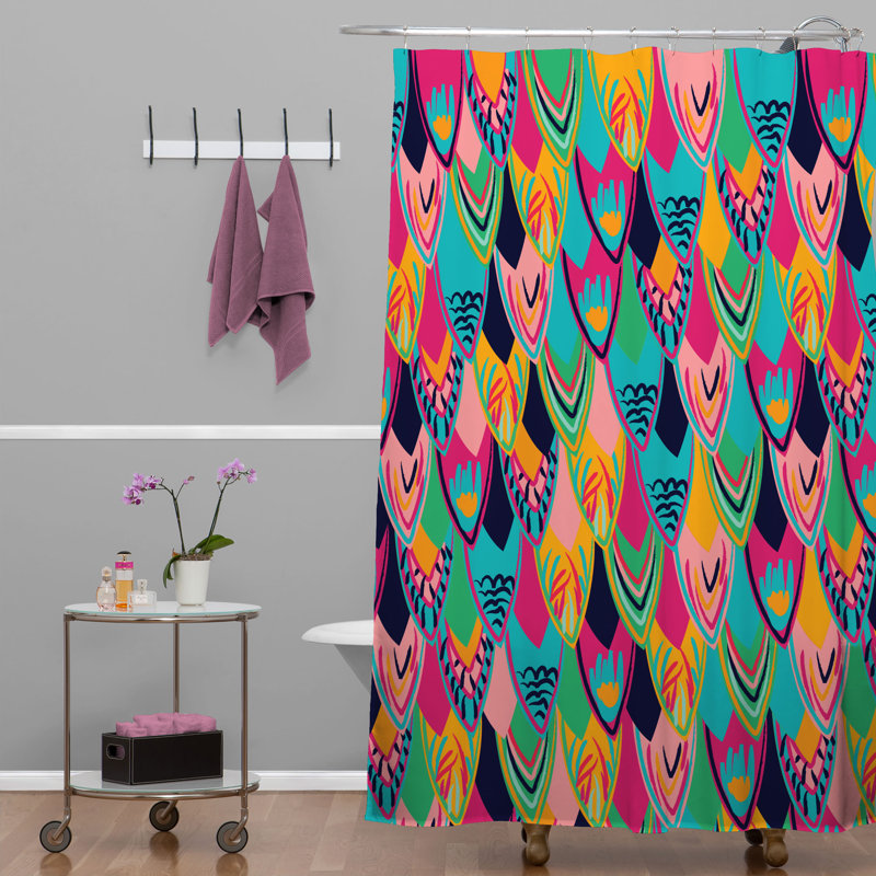 Geometric Shower Curtain
