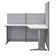 Office In An Hour L-Shaped 1 Person Cubicle with Cable Management