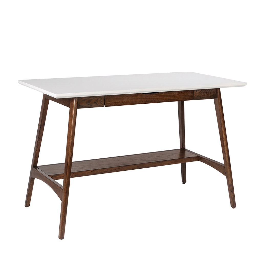 Oliver Hendricks Effortless Elegance Oak Wood Desk Wayfair Canada