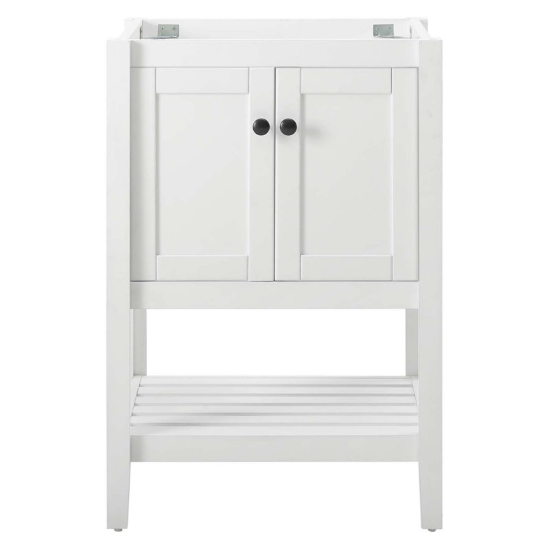 Prestige 23" White Wood Bathroom Vanity Cabinet