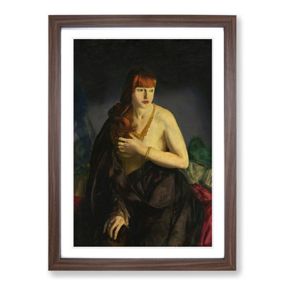 Nude with Red Hair by George Bellows - Framed Print