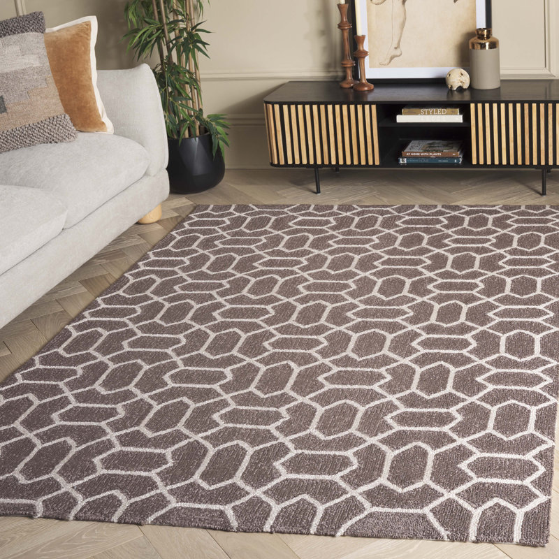 Tapis à chaînette beige