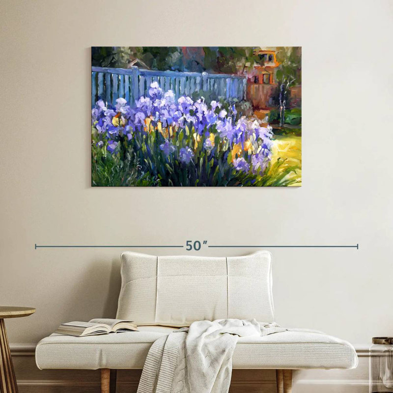 Fleurs Harisk Iris, H 26 po x l 39 po